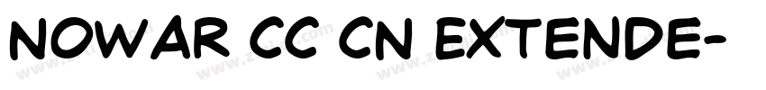 Nowar CC CN Extende字体转换